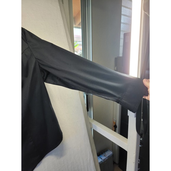 NWOT Lane Bryant Black Structured Collared Button Down Blouse, Sz 18 - Picture 8 of 9